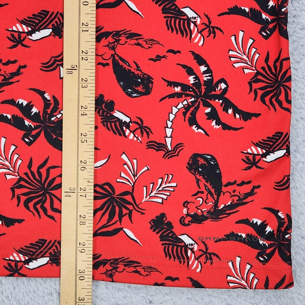 Georgia Bulldogs Shirt Mens XL Red NCAA Football Columbia PFG Tropical Print - Picture 9 of 15